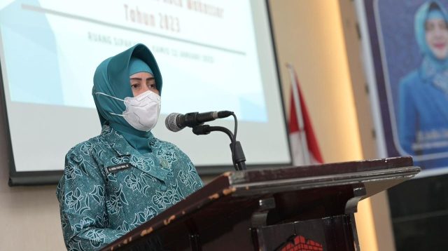 Rakor PKK Makassar, Indira Yusuf Ismail Genjot Realisasi Program Kerja 2023 Perkuat Lorong Wisata