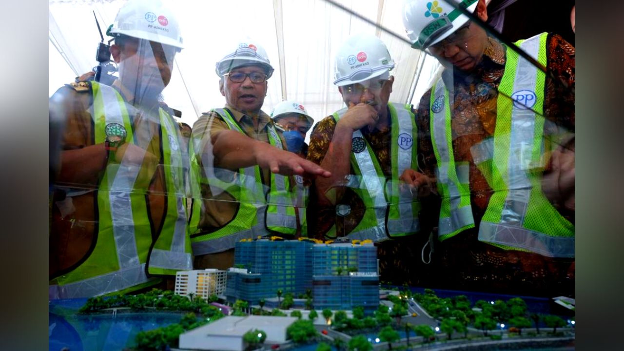 Danny Pomanto & Menkes RI Lakukan Ground Breaking RS UPT Vertikal Makassar