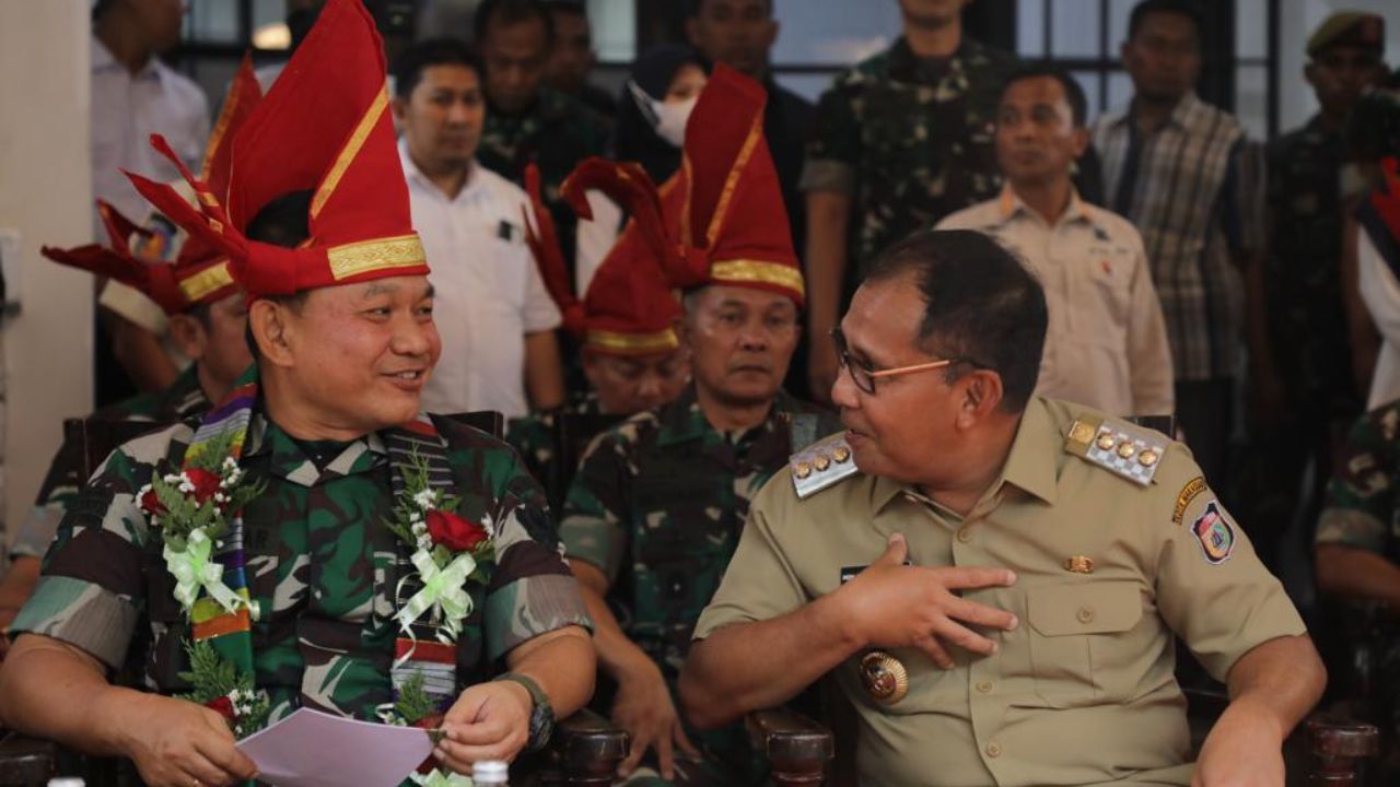 KSAD Jenderal TNI Dudung Abdurachman Puji Kinerja dan Program Danny Bersinergi dengan TNI