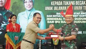 KSAD Jenderal TNI Dudung Abdurachman Puji Kinerja dan Program Danny Bersinergi dengan TNI