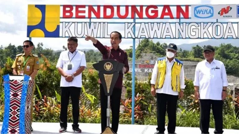 Presiden Jokowi Resmikan Bendungan Kuwil Kawangkoan