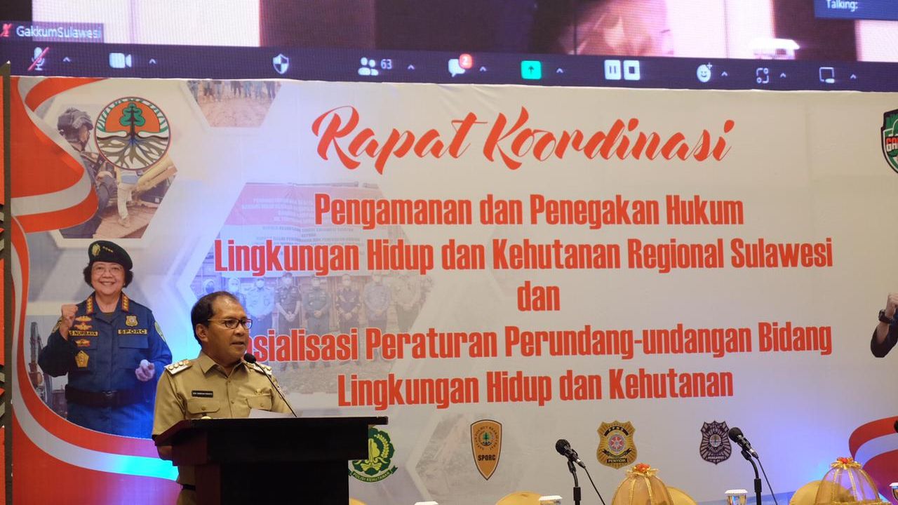 Danny Hadiri Rakor Gakkum Lingkungan Hidup dan Kehutanan, Beri Komitmen Penuh