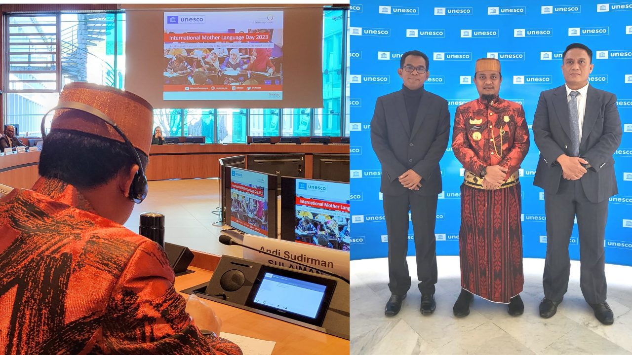 Gubernur Sulsel Menjadi Pembicara di Forum UNESCO Mewakili Indonesia