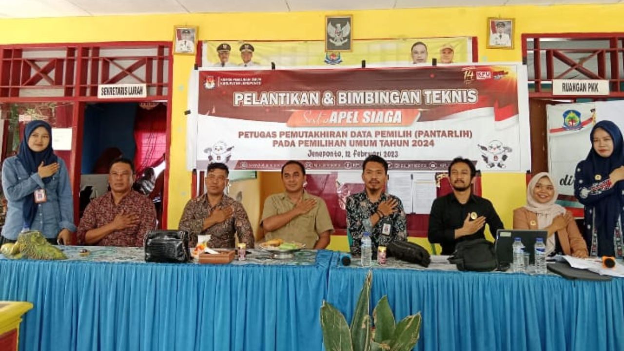 Ketua KPU Sulsel Kunjungi PPS Empoang Jeneponto, Ini Tujuannya