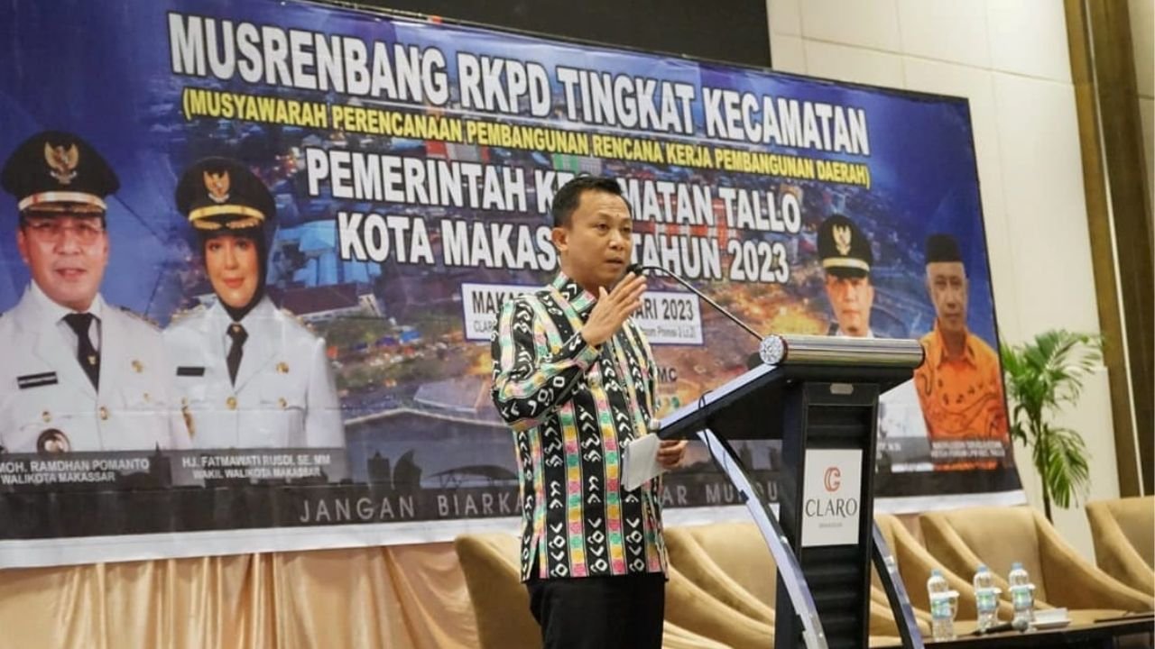 Camat Tallo Alamsyah Sahabuddin