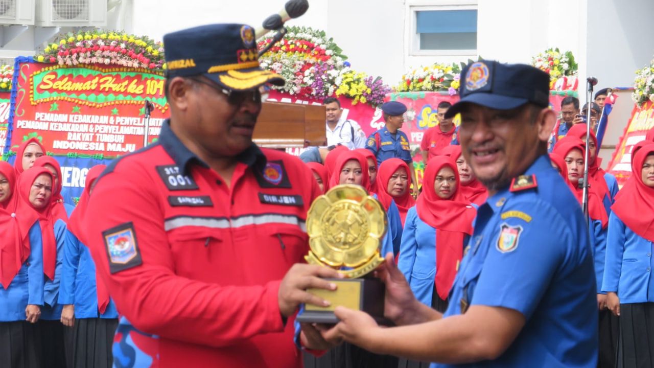 Damkar Makassar Optimistis Raih Predikat Juara Umum National Firefighter Skill Competition 2023 2 Damkar Makassar