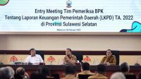 Buka Entry Meeting BPK, Gubernur Sulsel: Demi Menghadirkan Pemerintahan yang Bersih