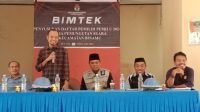 PPK Binamu Bimtek PPS Soal Penyusunan Daftar Pemilih, Ini Pesan Komisioner KPU Jeneponto