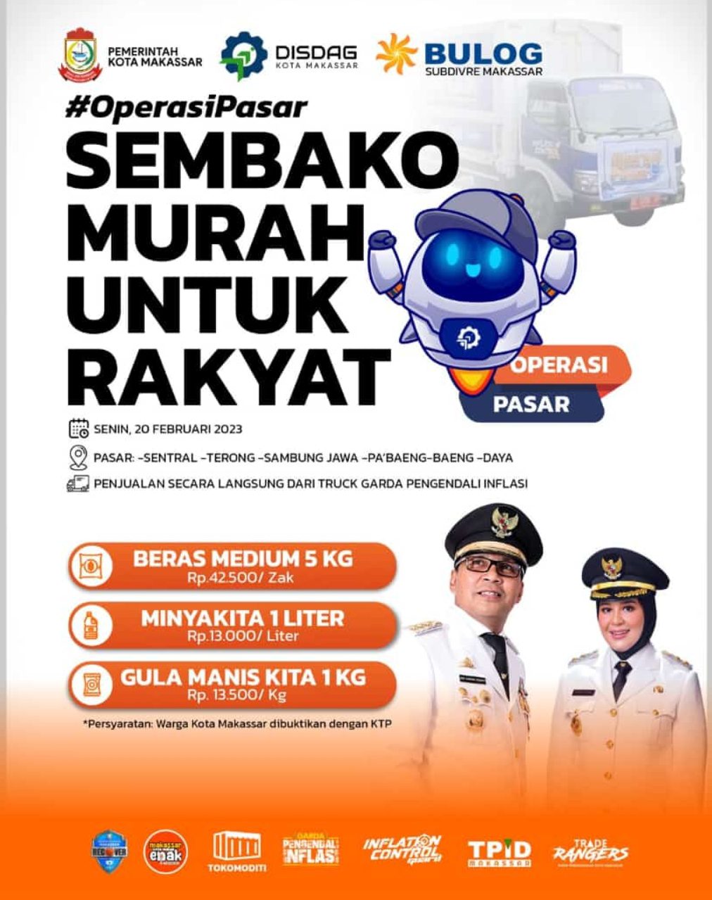 Operasi Pasar Murah, Kadisdag berharap Mampu Kendalikan Inflasi di Makassar 2 Operasi Pasar Murah