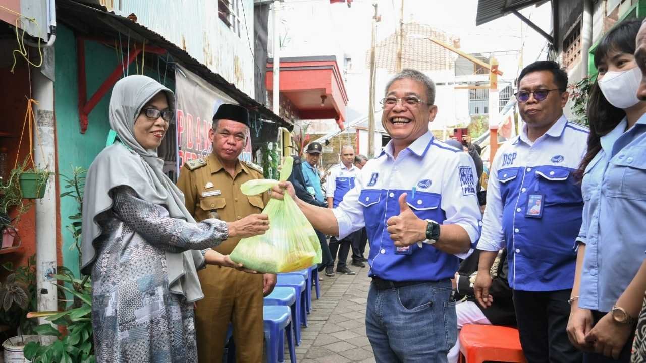 Safari Ramadan, Jajaran Direksi PDAM Kunjungi Longwis di Kecamatan Mariso
