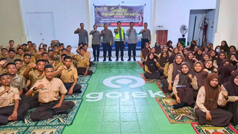 Animo Masuk Polisi Meningkat di SMAN 1 dan SMAN 3 Maros