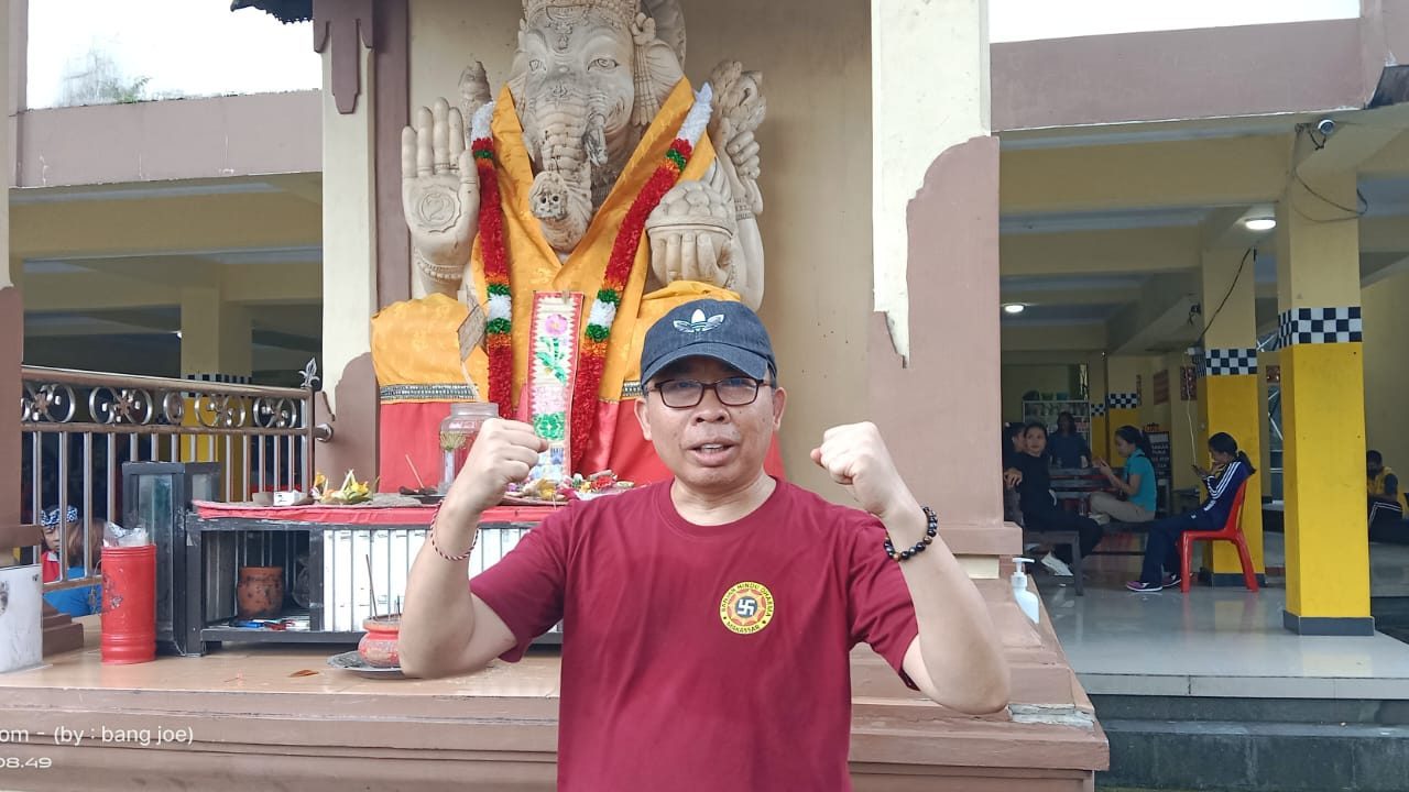 Jelang Hari Raya Nyepi Umat Hindu Makassar Gelar Jalan Sehat Anti Mager