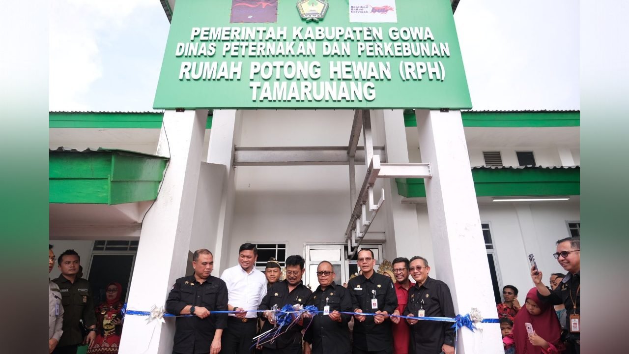 RPH Modern Tamarunang Resmi Dioperasikan, Siapkan Sistem Elektronik Terbaik & Higenis