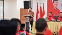 Gubernur Andalan Beri Sambutan pada Rakor Tiga Pilar DPD PDIP