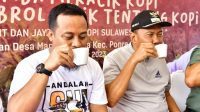 Gubernur Andi Sudirman Bersama Warga Serentak Seruput 1000 Gelas Kopi