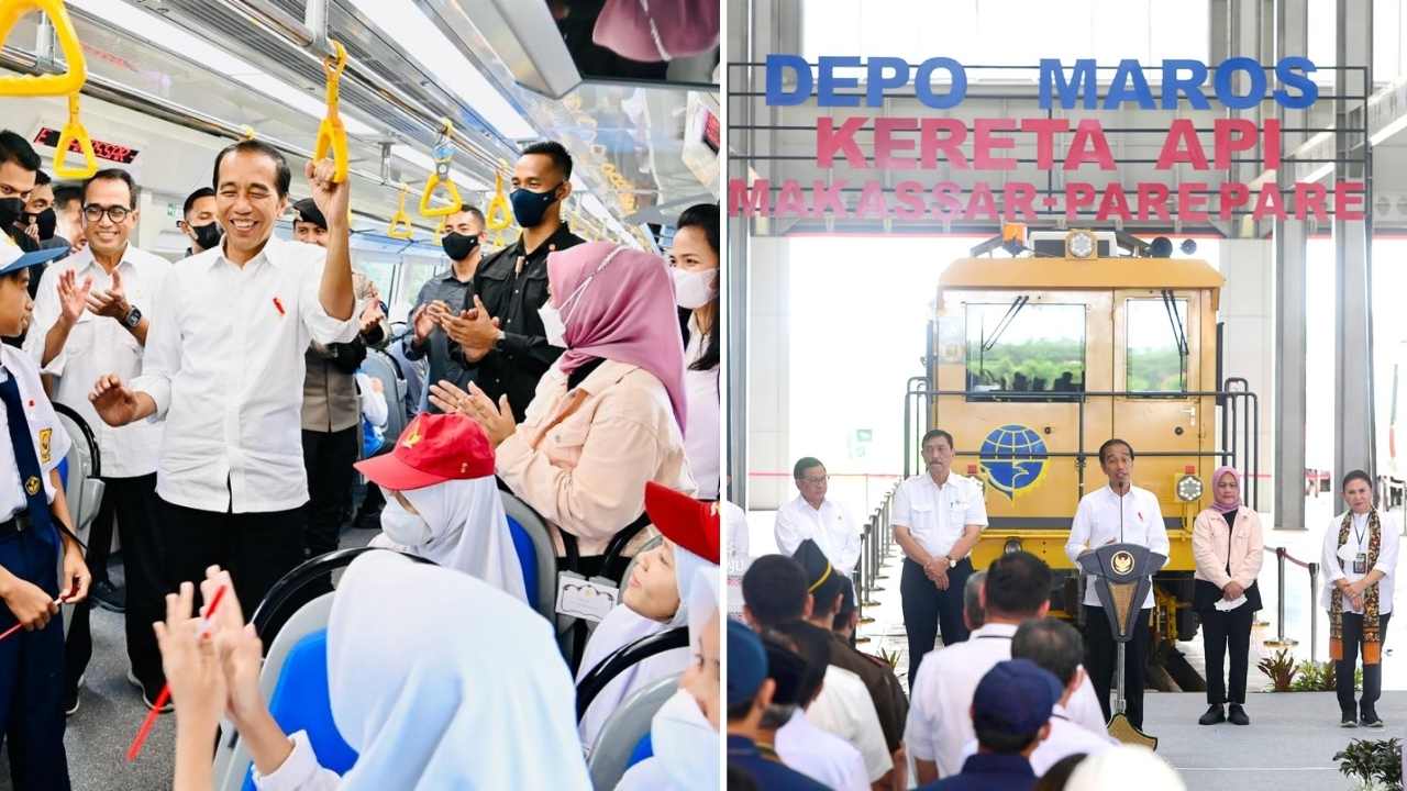 Soal Kereta Api Lintas Makassar-Parepare, Presiden: Ini Pekerjaan Besar