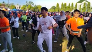 Senam Sehat KORMI di Manggala, dr Udin Berbagi Tips Kesehatan Dokter Kita