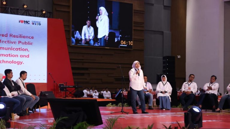 Rakorsus 2023: Ismawaty Paparkan 7 Inovasi & Kontribusi Diskominfo untuk Resiliensi Kota Makassar 8 di Hotel Four Point by Sheraton, Selasa (14/03/2023).Rakorsus 2023: Ismawaty Paparkan 7 Inovasi & Kontribusi Diskominfo untuk Resiliensi Kota Makassar