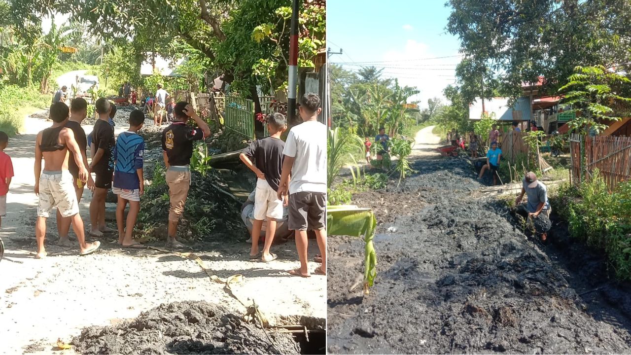 Tak Ada Perhatian Pemerintah, Warga Kalakkara Jeneponto Tanam Pohon di Tengah Jalan Rusak Parah 2 Tak Ada Perhatian Pemerintah, Warga Kalakkara Jeneponto Tanam Pohon di Tengah Jalan Rusak Parah