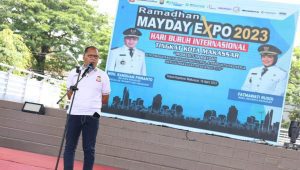 Walkot Danny Buka Ramadan May Day Expo, Tekad Kawal Kepentingan Pekerja