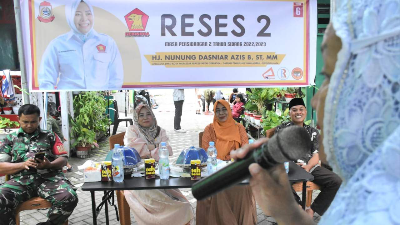 Reses di Biringkanaya, Nunung Dasniar Minta Walikota Evaluasi Kinerja Lurah Katimbang