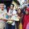 Dinas Kominfo Makassar Bagi-Bagi Paket Sembako di Dua Kelurahan