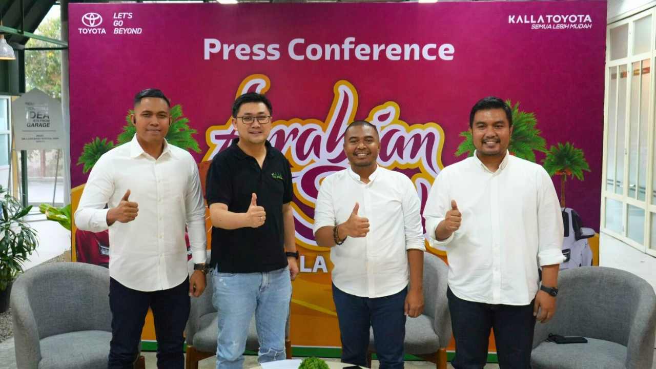 Lebaran Dengan Mobil Baru, Dapatkan Penawaran Spesial di Public Display Arabian Souk by Kalla Toyota
