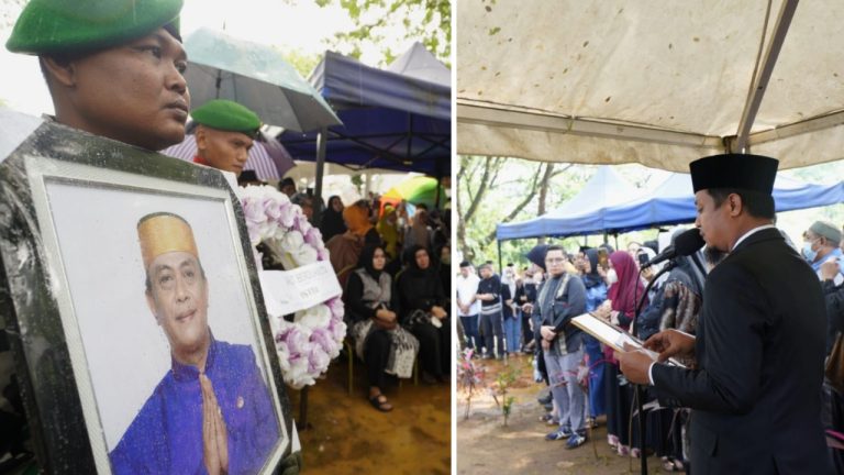 Gubernur Andi Sudirman Jadi Inspektur Upacara Pemakaman Rapsel Ali di TMP Panaikang