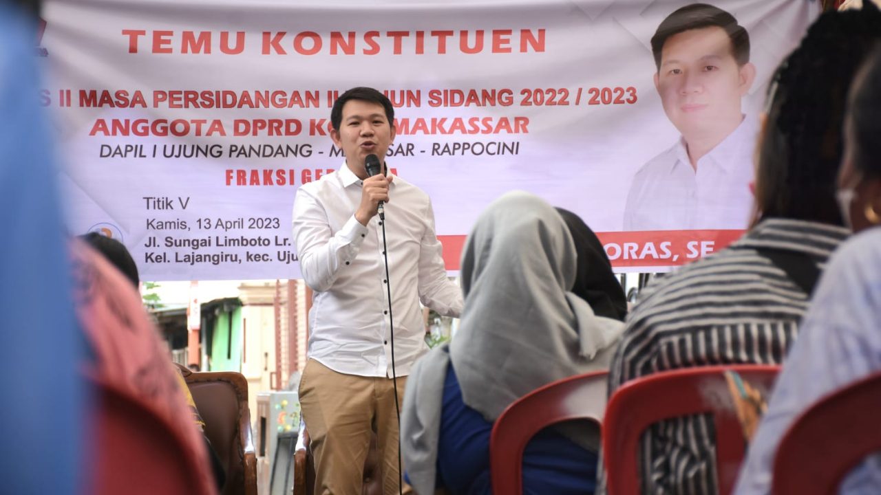 Reses di Jl. Sungai Limboto, Ketua Komisi B DPRD Makassar, Eric Horas Support Kemajuan UMKM