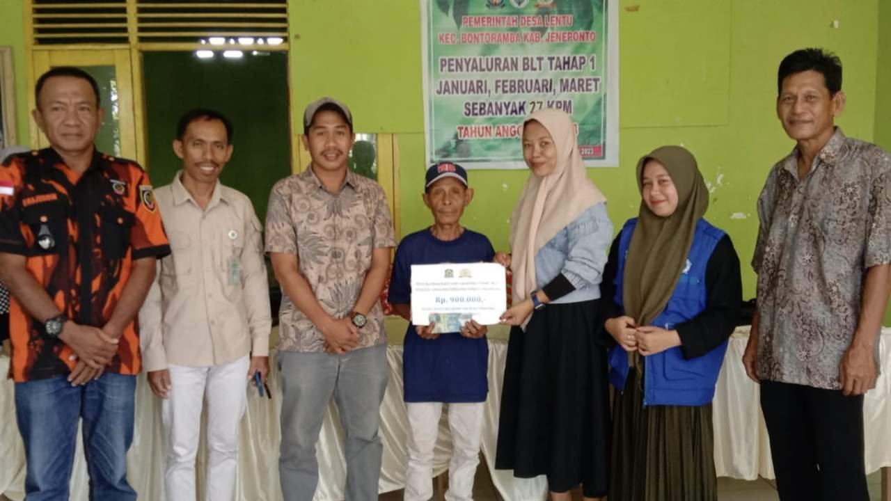 Kades Lentu: Alhamdulillah Penyaluran BLT-DD Tahap 1 Bertepatan Ramadhan, Dananya Dipergunakan Sebaik Mungkin