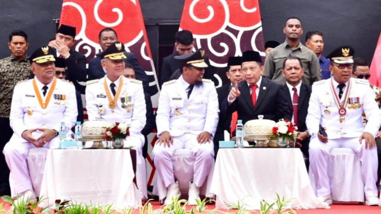 Tito Karnavian Jadi Irup, Gubernur Andi Sudirman Ikuti Upacara Hari Otonomi Daerah