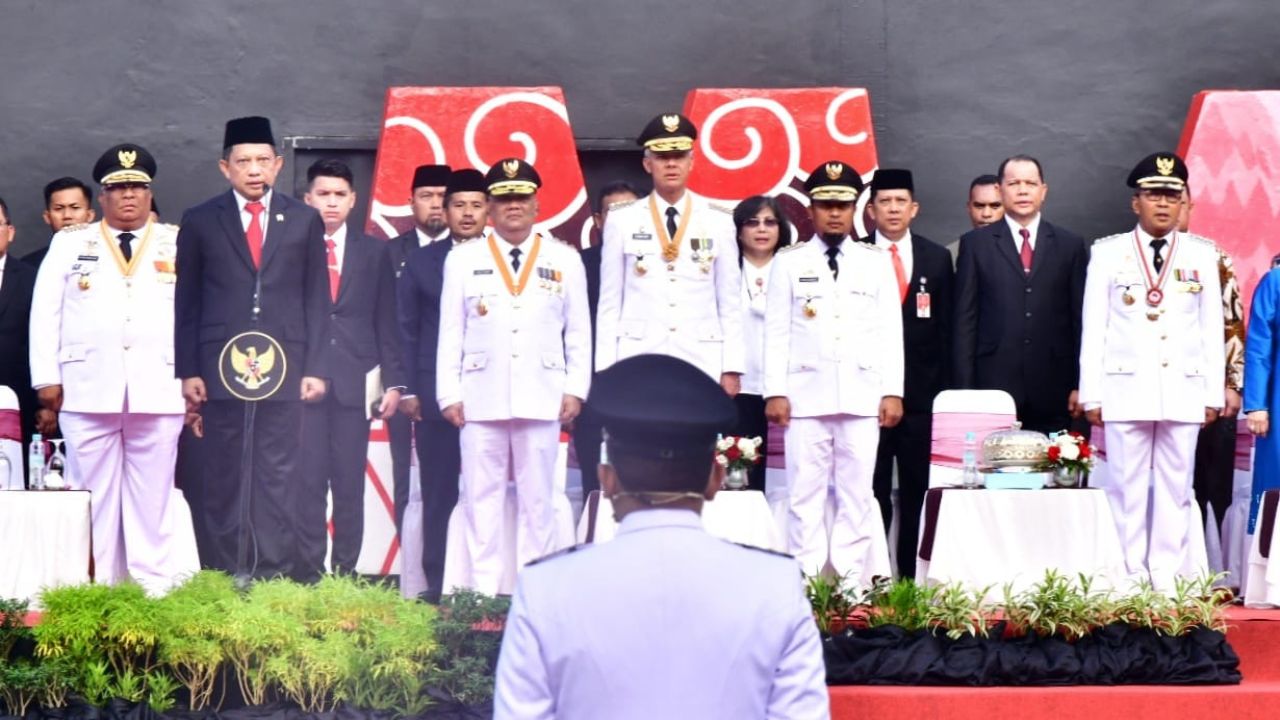 Tito Karnavian Jadi Irup, Gubernur Andi Sudirman Ikuti Upacara Hari Otonomi Daerah