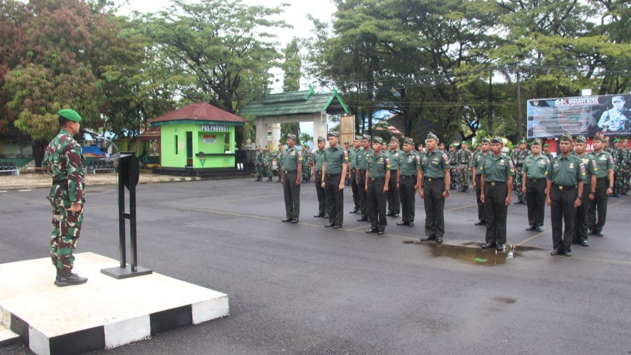 Kodim 1421 Pangkep Gelar Pelantikan Kenaikan Pangkat Bintara & Tamtama 3 Kodim 1421 Pangkep Gelar Pelantikan Kenaikan Pangkat Bintara & Tamtama