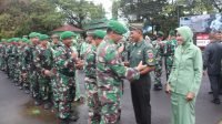 Kodim 1421 Pangkep Gelar Pelantikan Kenaikan Pangkat Bintara & Tamtama