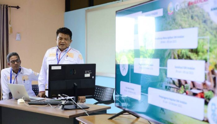 Di Depan Pj Sekda & Mentor, Kadis PMD Muh Saleh Paparkan SIM Andalan