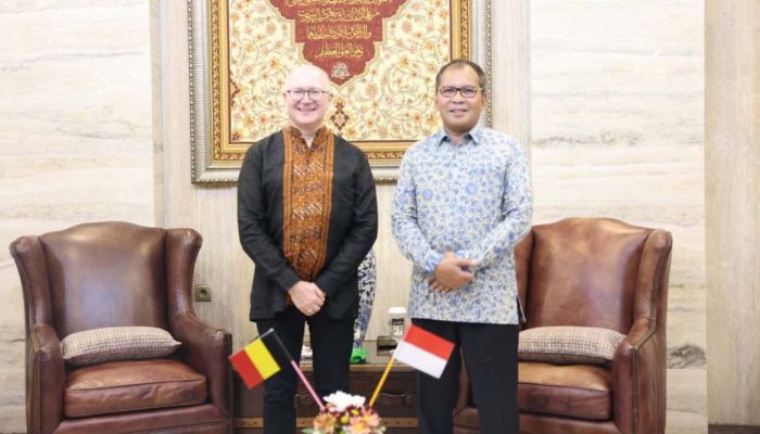 Danny Pomanto & Duta Besar Belgia Jajaki Kerja Sama Proyek Prestisius