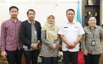 Bahas UHC, Pj Sekda Andi Darmawan Terima Silaturahmi Pejabat Baru BPJS Kesehatan Wil. IX