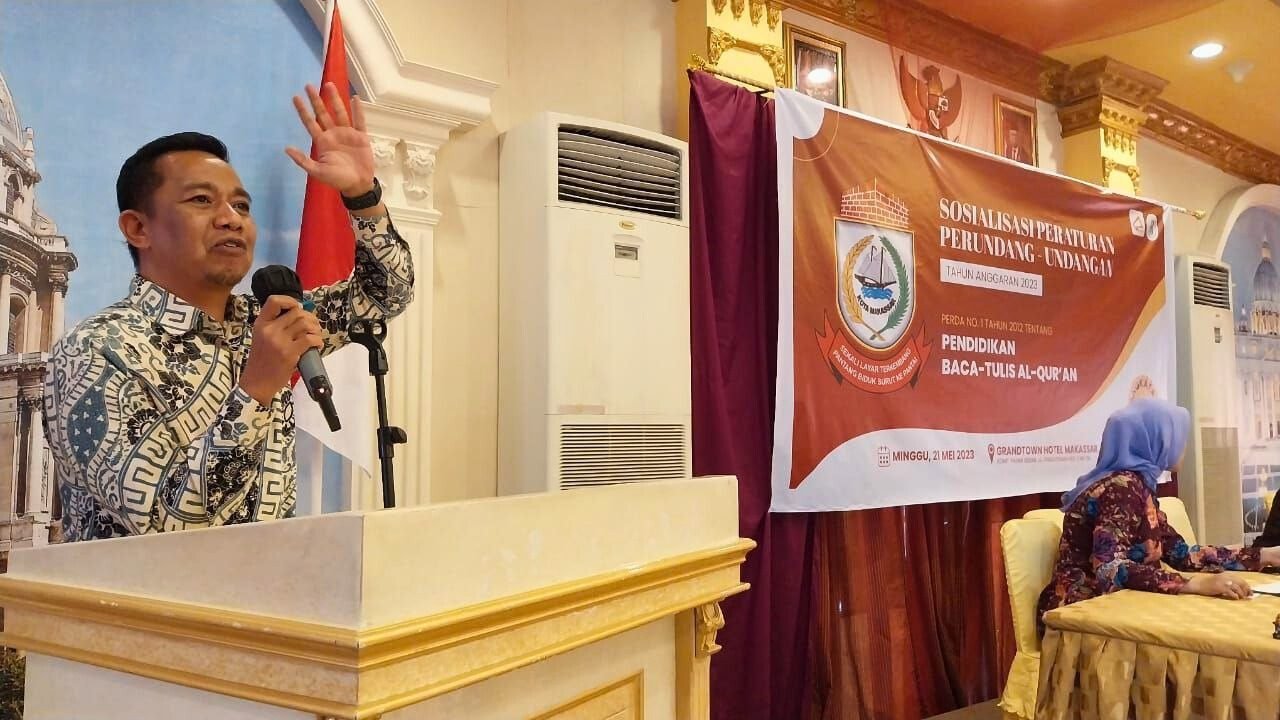 Legislator DPRD Makassar, Kasrudi Tekankan Penting memahami Perda Pendidikan Baca Tulis Alquran