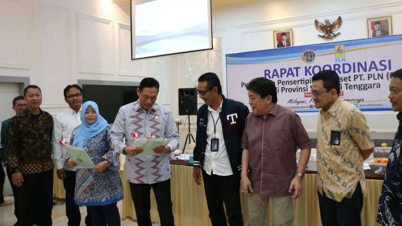 BPN Sultra dan PLN Bersinergi guna Percepatan Sertifikasi Aset
