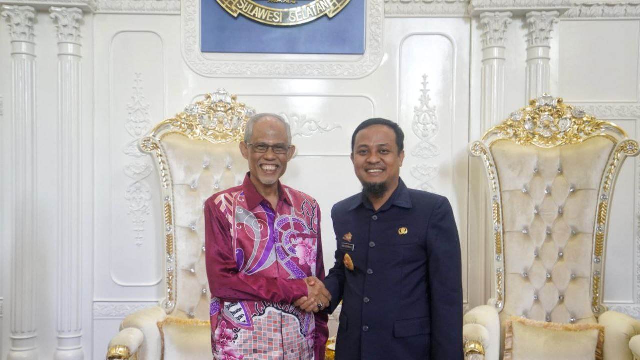 Gubernur Andi Sudirman Terima Menteri dari Singapura