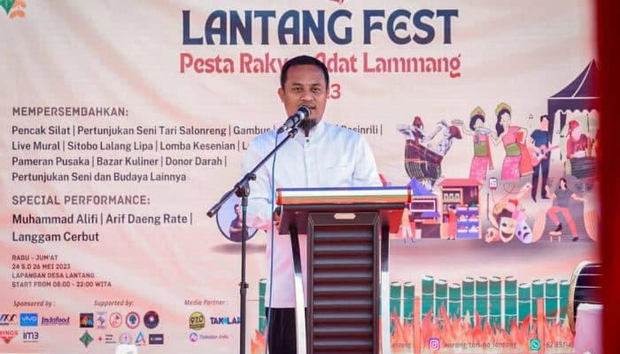 Buka Pesta Rakyat Adat Lammang, Gubernur Sulsel: Antusias UMKM, Geliatkan Ekonomi