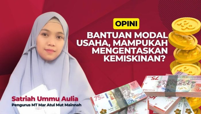 Bantuan Modal Usaha, Mampukah Mengentaskan Kemiskinan?