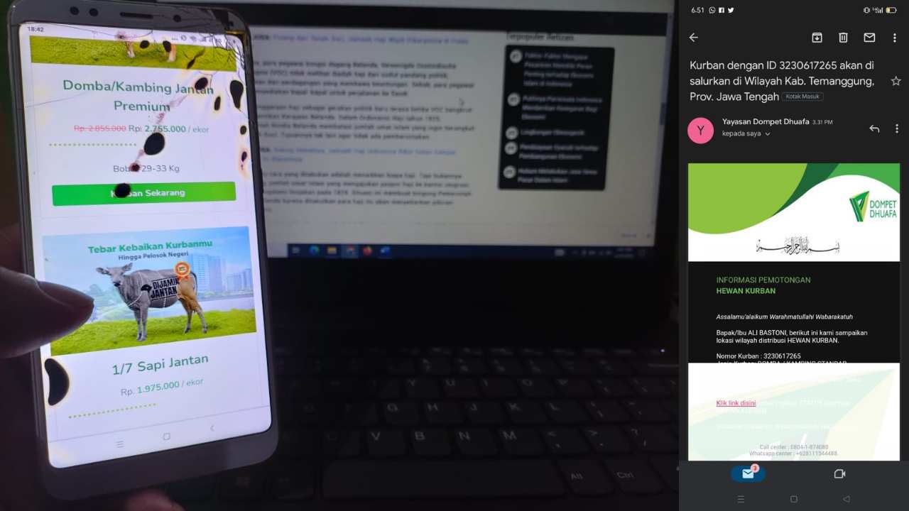 Kurban Online di Dompet Dhuafa, Pekurban: Prosesnya Simpel dan Terupdate, Membahagiakan