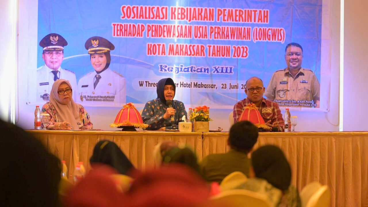 Ketua TP PKK Makassar & Dinas PKKB Sosialisasi Cegah Penikahan Usia Dini