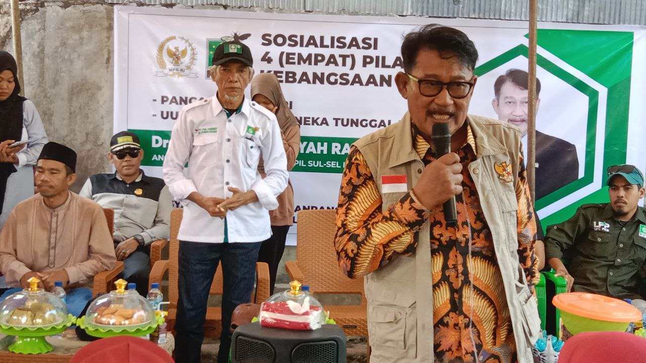 Sosialisasi 4 Pilar di Pangkep: Amure Tekankan Pentingnya Amalkan Pancasila