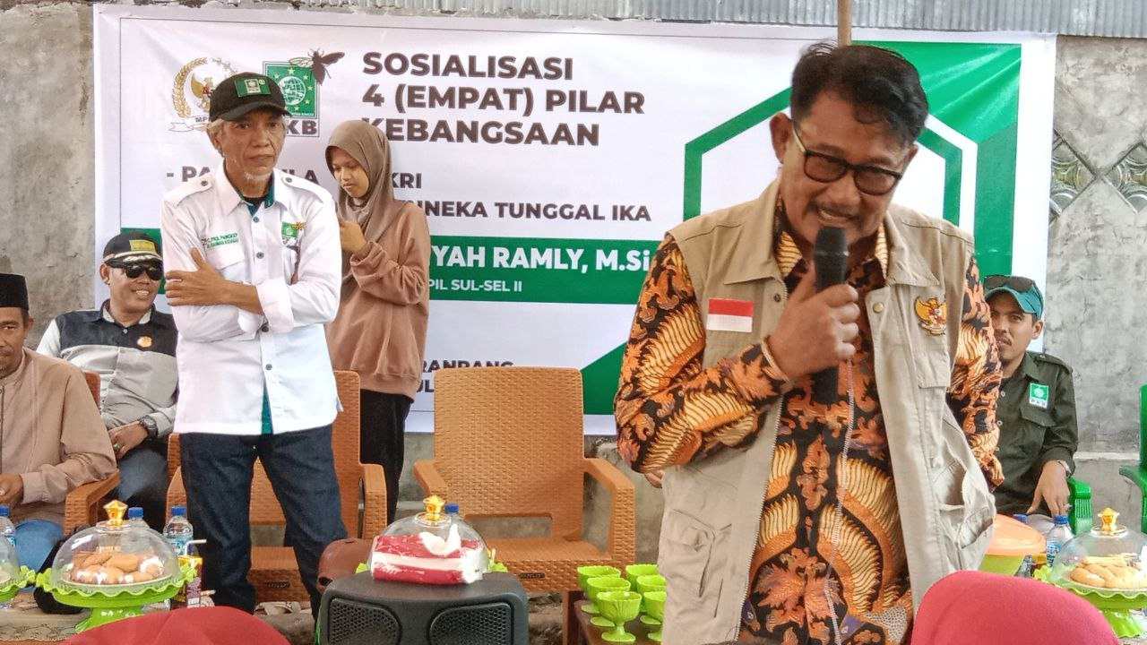 Sosialisasi 4 Pilar di Pangkep: Amure Tekankan Pentingnya Amalkan Pancasila