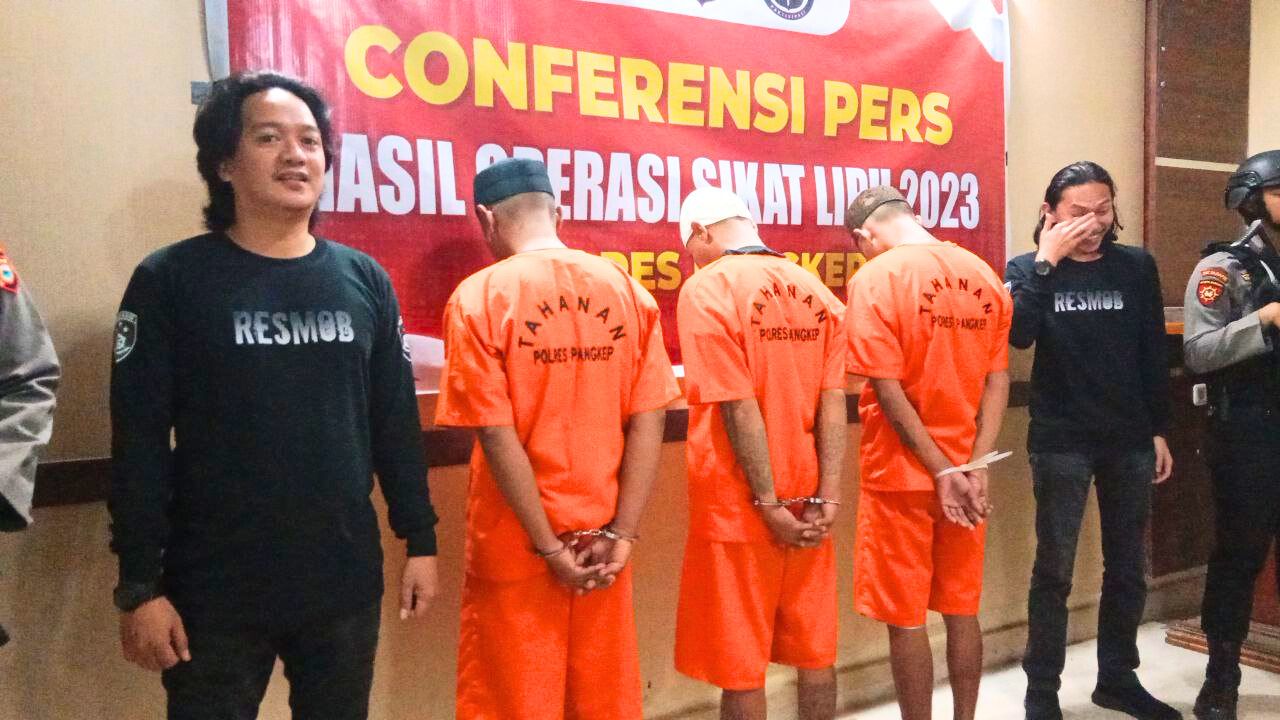 Resmob Polres Pangkep Ungkap 5 Kasus Dengan Enam Tersangka 