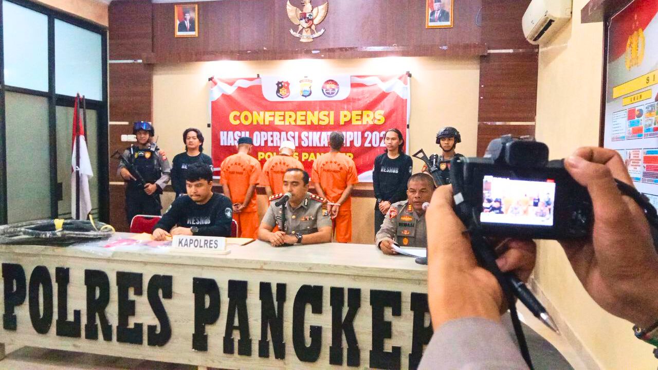 Resmob Polres Pangkep Ungkap 5 Kasus Dengan Enam Tersangka 