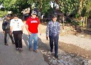 Hamzah Hamid Tinjau Kondisi Jalan dan Drainase di Paccinang 4 & 5 Kelurahan Tello Baru