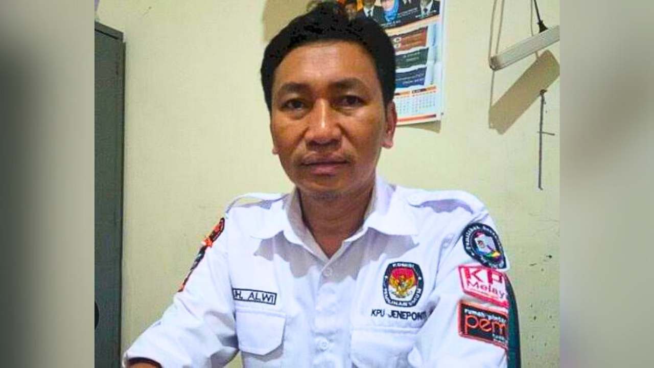 Ketua KPU Jeneponto, Muh. Alwi